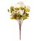 2 Silk Peony Bouquets, White - Vintage Artificial Peonies Lifelike Peony Flowers for Wedding Bridal Home Décor Beautiful Floral Centerpiece Arrangement